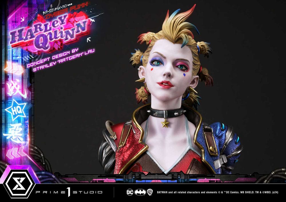 Batman Ultimate Premium Masterline Series Statue Cyberpunk Harley Quinn Deluxe Bonus Version 60 cm - Preorder - ETA: 20.07.2026