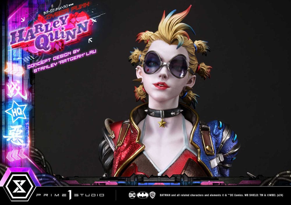 Batman Ultimate Premium Masterline Series Statue Cyberpunk Harley Quinn Deluxe Bonus Version 60 cm - Preorder - ETA: 20.07.2026
