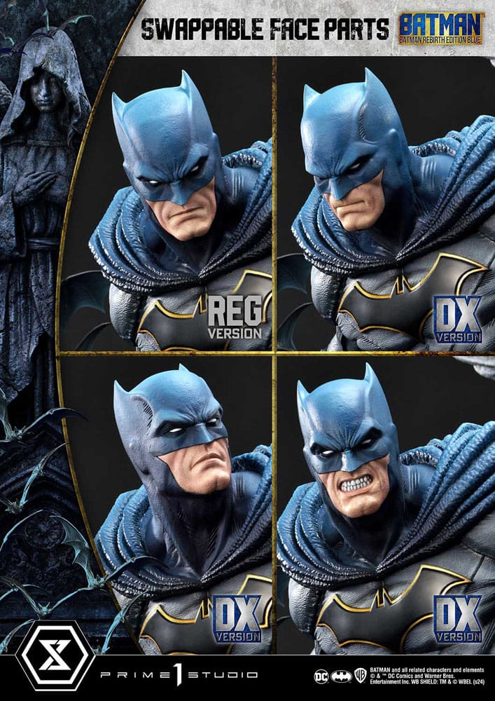 Batman Ultimate Premium Masterline Series Statue 1/4 Batman Rebirth Edition Blue Deluxe Version 71 cm - Preorder - ETA: 25.03.2026