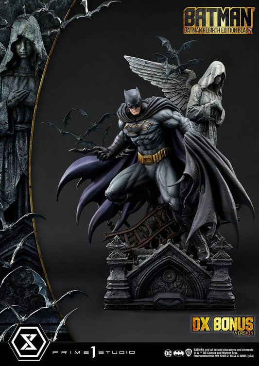 Batman Ultimate Premium Masterline Series Statue 1/4 Batman Rebirth Edition Black Deluxe Bonus Version 71 cm - Preorder - ETA: 25.03.2026