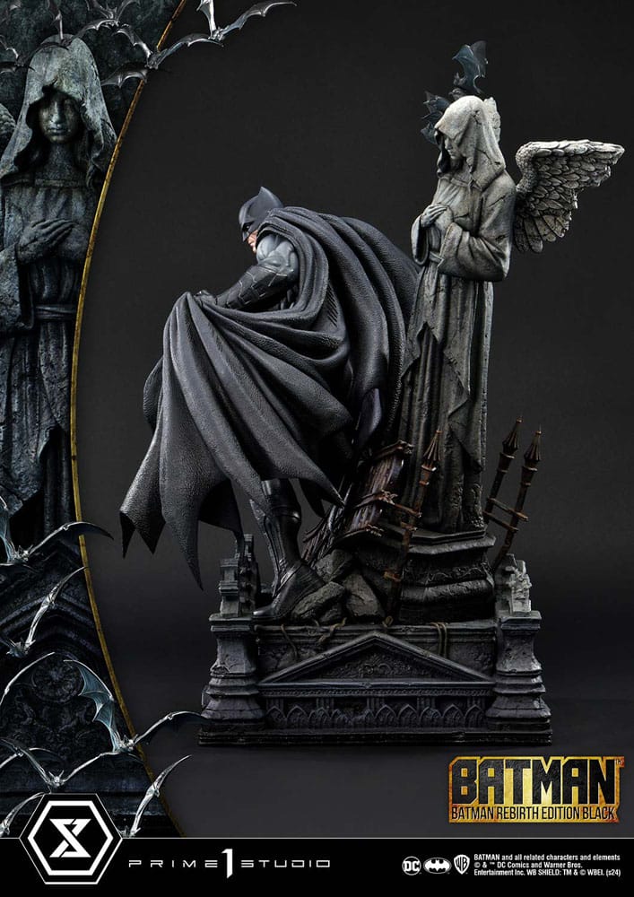 Batman Ultimate Premium Masterline Series Statue 1/4 Batman Rebirth Edition Black Deluxe Bonus Version 71 cm - Preorder - ETA: 25.03.2026