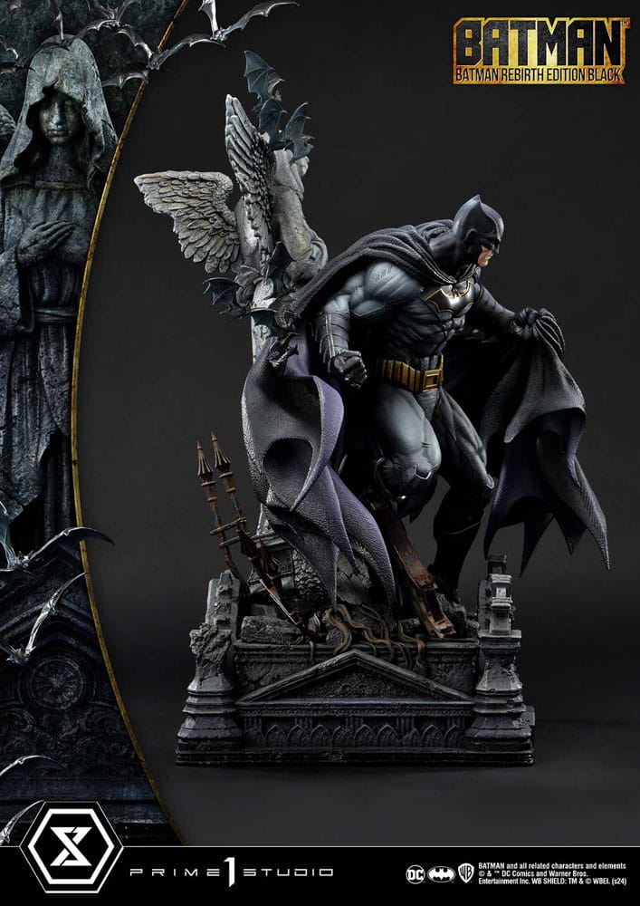 Batman Ultimate Premium Masterline Series Statue 1/4 Batman Rebirth Edition Black Deluxe Bonus Version 71 cm - Preorder - ETA: 25.03.2026
