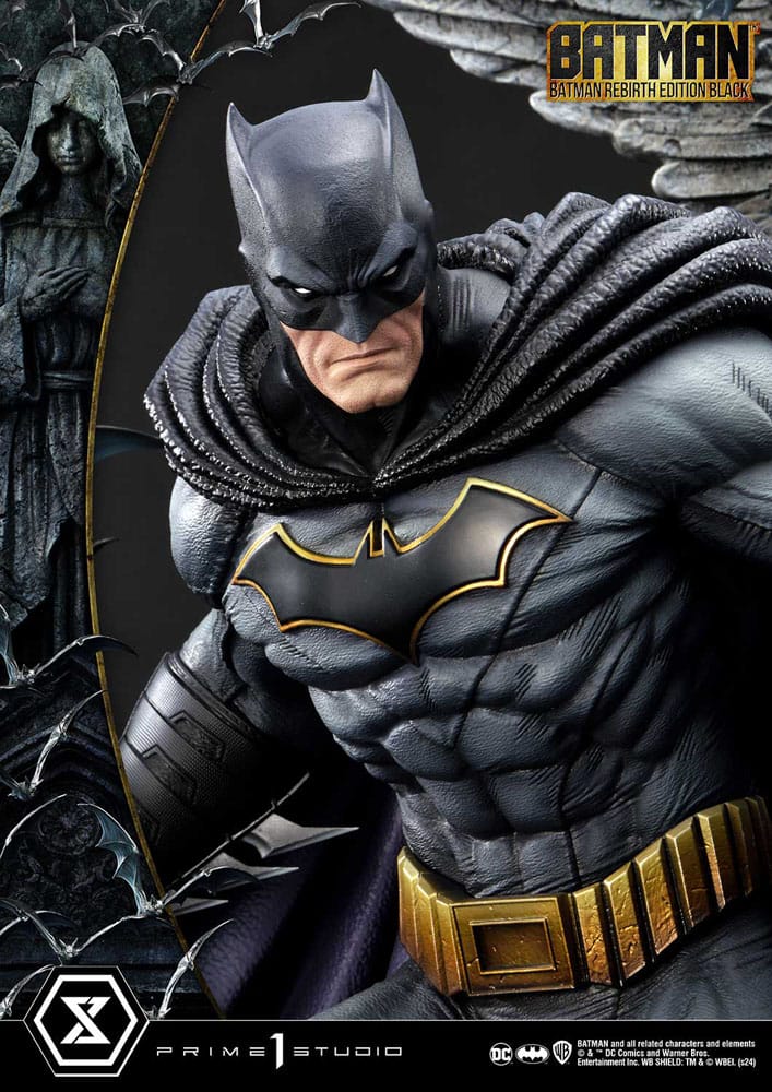 Batman Ultimate Premium Masterline Series Statue 1/4 Batman Rebirth Edition Black Deluxe Bonus Version 71 cm - Preorder - ETA: 25.03.2026