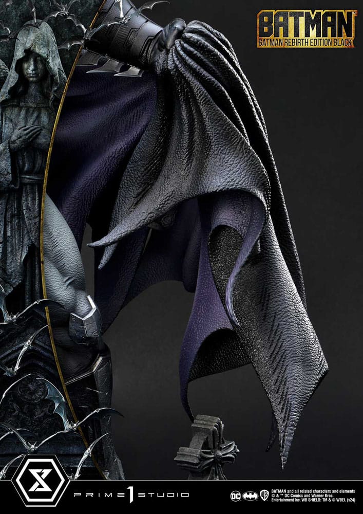 Batman Ultimate Premium Masterline Series Statue 1/4 Batman Rebirth Edition Black Deluxe Bonus Version 71 cm - Preorder - ETA: 25.03.2026