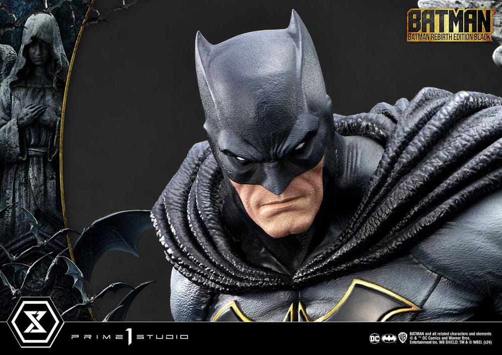 Batman Ultimate Premium Masterline Series Statue 1/4 Batman Rebirth Edition Black Deluxe Bonus Version 71 cm - Preorder - ETA: 25.03.2026