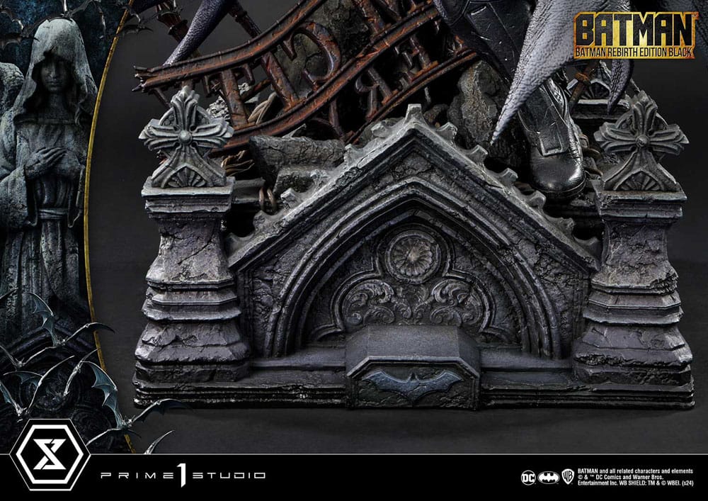 Batman Ultimate Premium Masterline Series Statue 1/4 Batman Rebirth Edition Black Deluxe Bonus Version 71 cm - Preorder - ETA: 25.03.2026