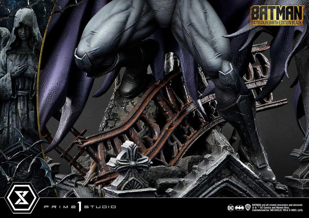 Batman Ultimate Premium Masterline Series Statue 1/4 Batman Rebirth Edition Black Deluxe Bonus Version 71 cm - Preorder - ETA: 25.03.2026