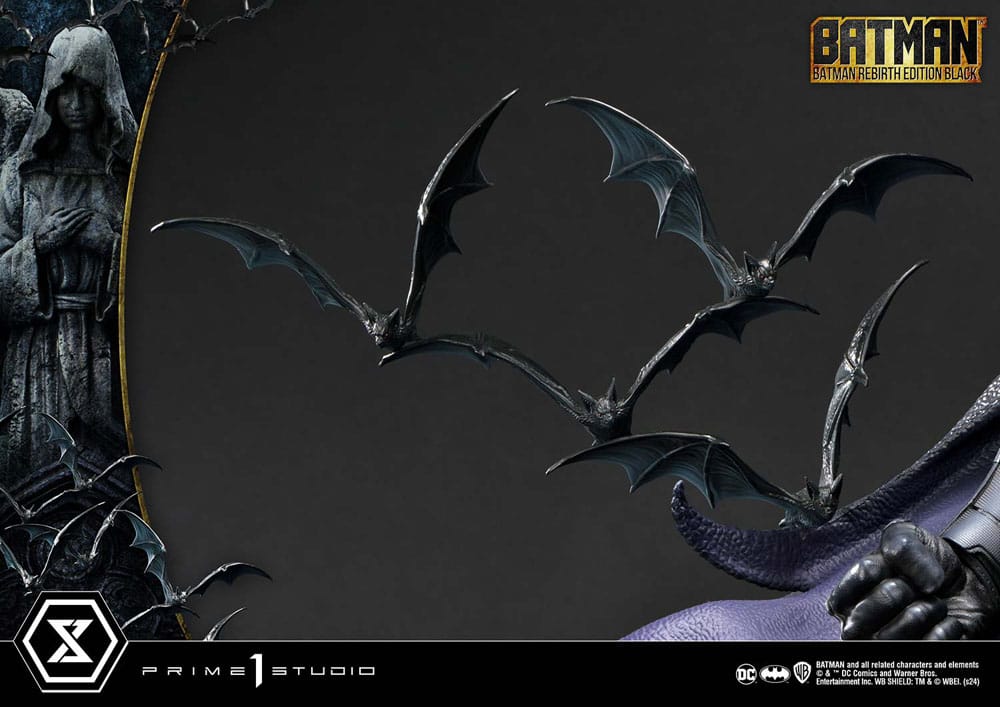 Batman Ultimate Premium Masterline Series Statue 1/4 Batman Rebirth Edition Black Deluxe Bonus Version 71 cm - Preorder - ETA: 25.03.2026