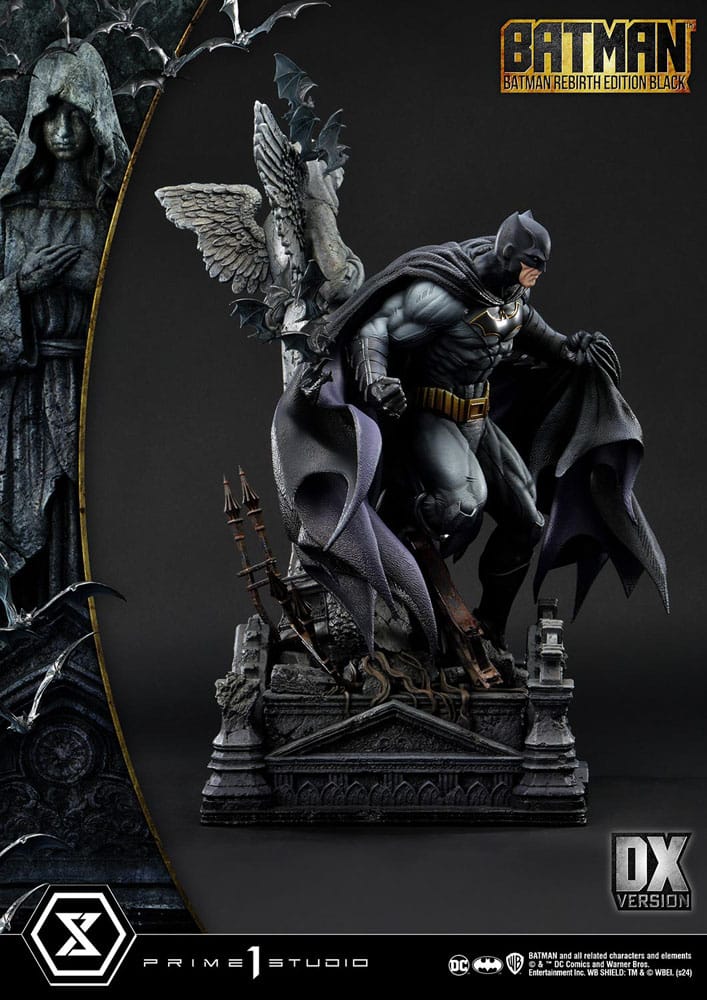 Batman Ultimate Premium Masterline Series Statue 1/4 Batman Rebirth Edition Black Deluxe Bonus Version 71 cm - Preorder - ETA: 25.03.2026