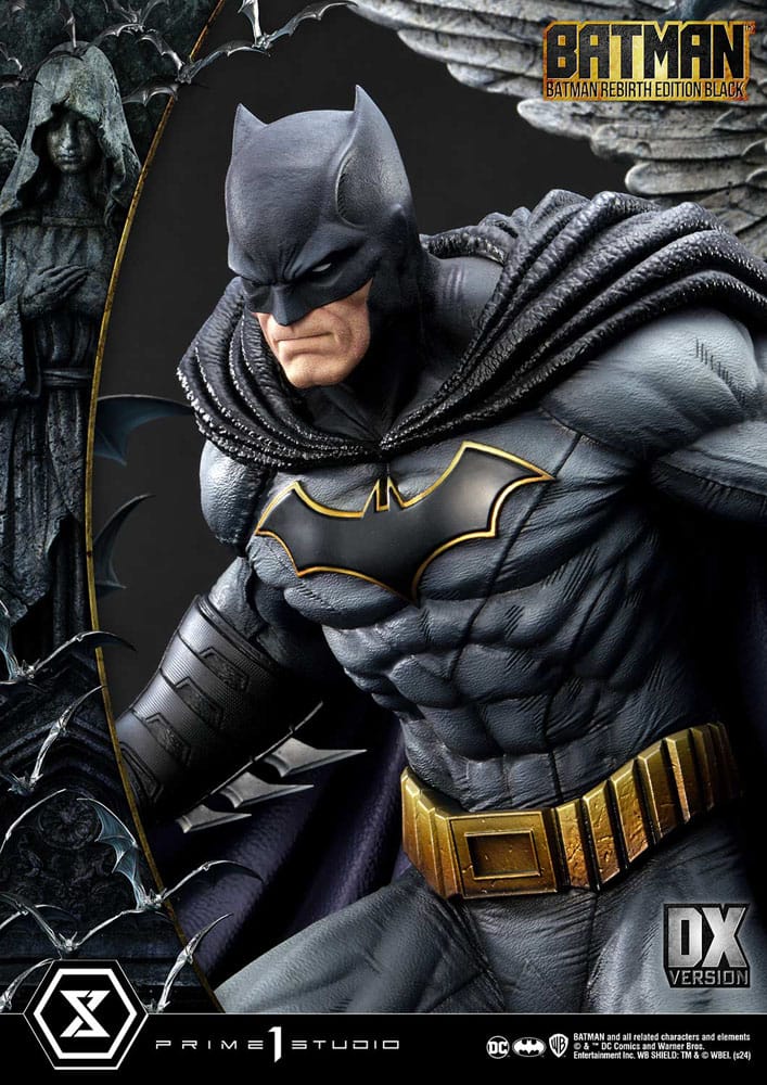 Batman Ultimate Premium Masterline Series Statue 1/4 Batman Rebirth Edition Black Deluxe Bonus Version 71 cm - Preorder - ETA: 25.03.2026