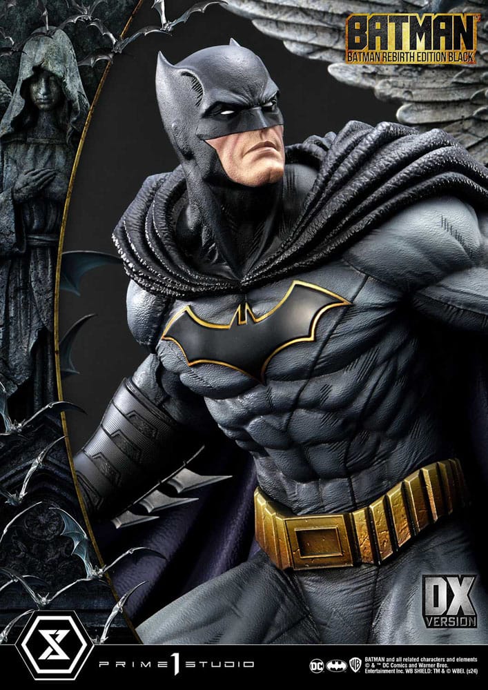 Batman Ultimate Premium Masterline Series Statue 1/4 Batman Rebirth Edition Black Deluxe Bonus Version 71 cm - Preorder - ETA: 25.03.2026