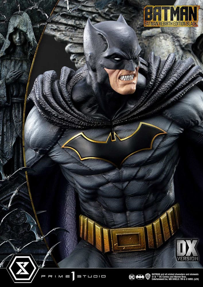 Batman Ultimate Premium Masterline Series Statue 1/4 Batman Rebirth Edition Black Deluxe Bonus Version 71 cm - Preorder - ETA: 25.03.2026