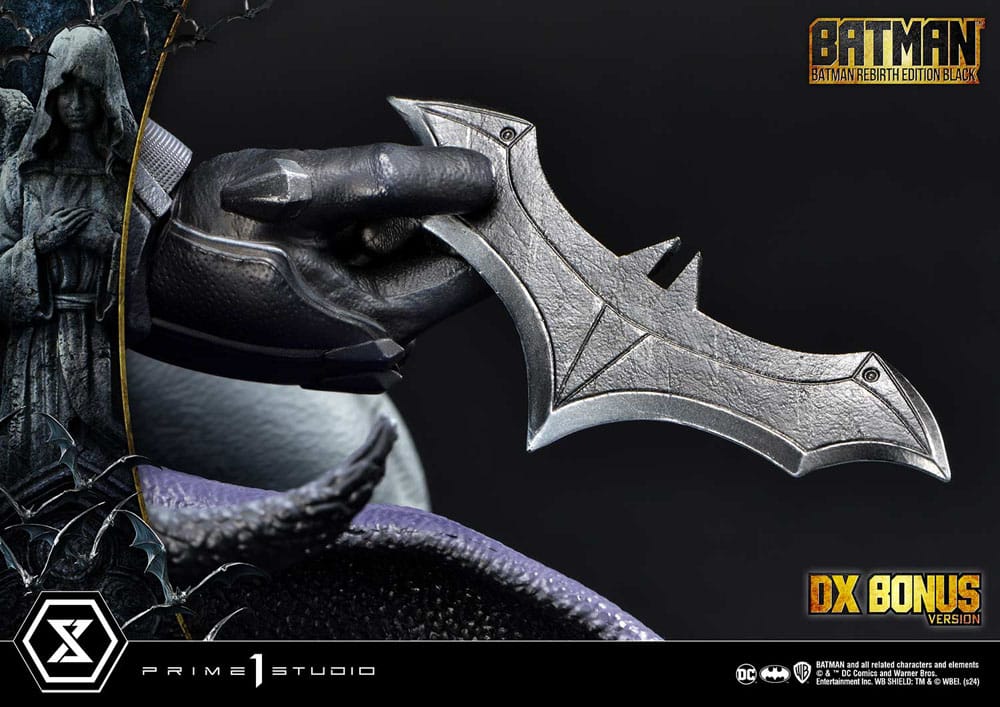 Batman Ultimate Premium Masterline Series Statue 1/4 Batman Rebirth Edition Black Deluxe Bonus Version 71 cm - Preorder - ETA: 25.03.2026