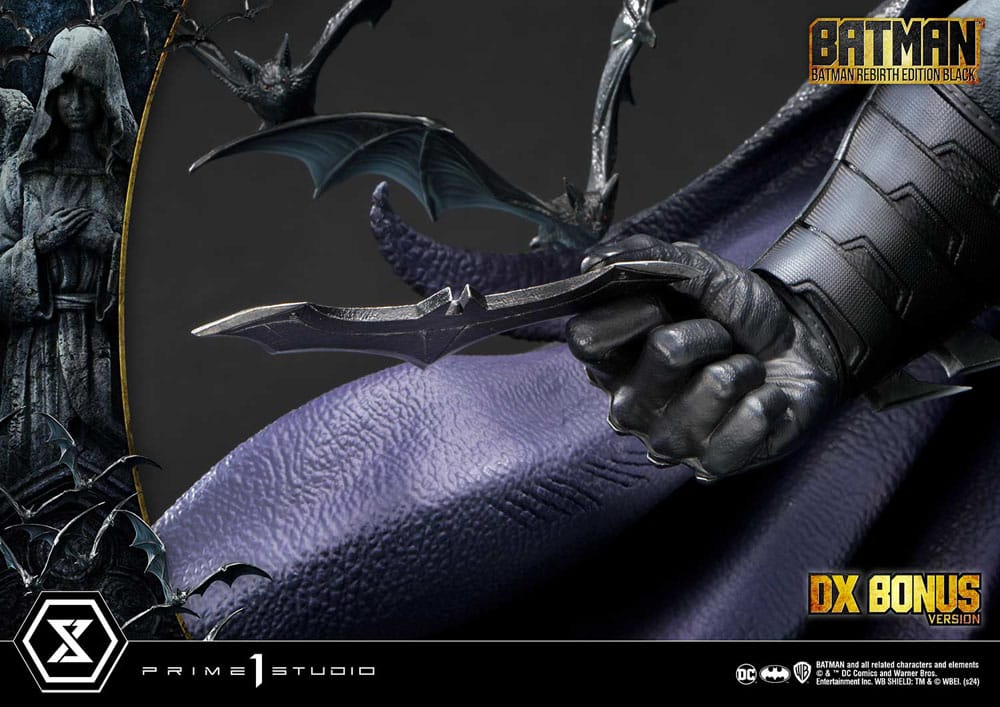 Batman Ultimate Premium Masterline Series Statue 1/4 Batman Rebirth Edition Black Deluxe Bonus Version 71 cm - Preorder - ETA: 25.03.2026