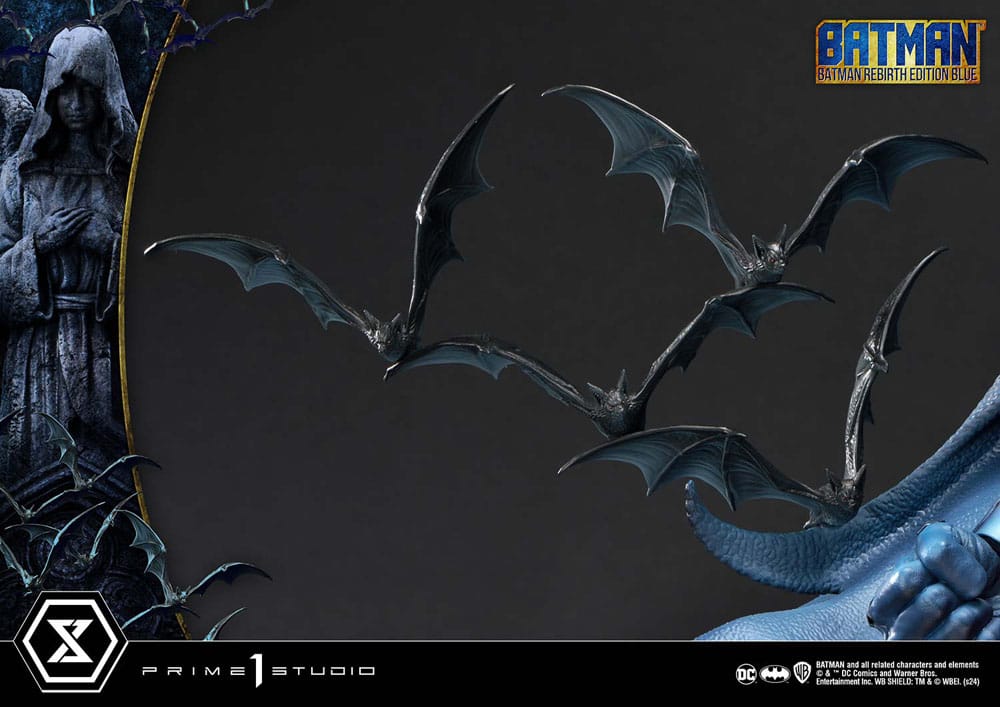 Batman Ultimate Premium Masterline Series Statue 1/4 Batman Rebirth Edition Blue Deluxe Bonus Version 71 cm - Preorder - ETA: 20.10.2026