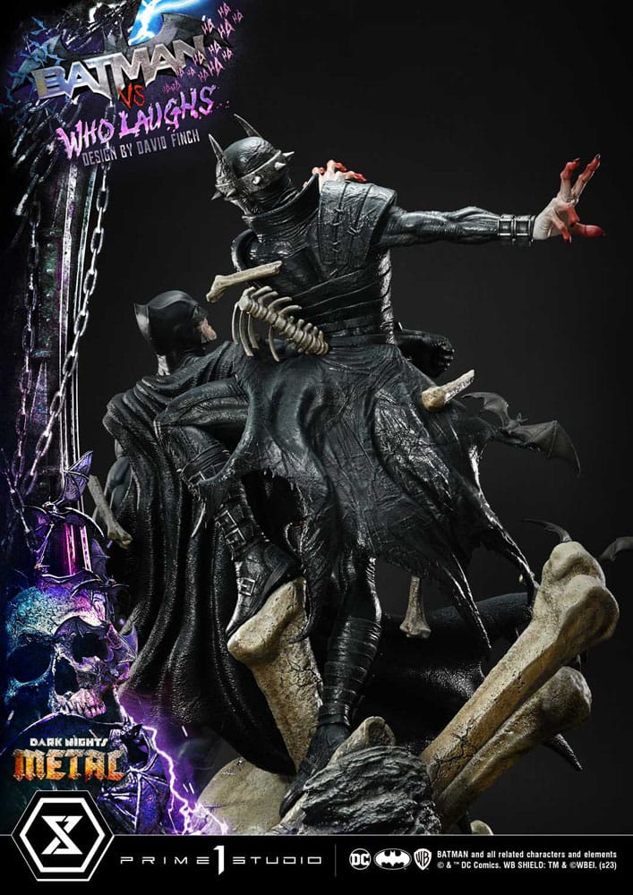 Dark Nights: Metal Ultimate Premium Masterline Series Statue 1/4 Batman VS Batman Who Laughs 67 cm - Preorder - ETA: 19.11.2025