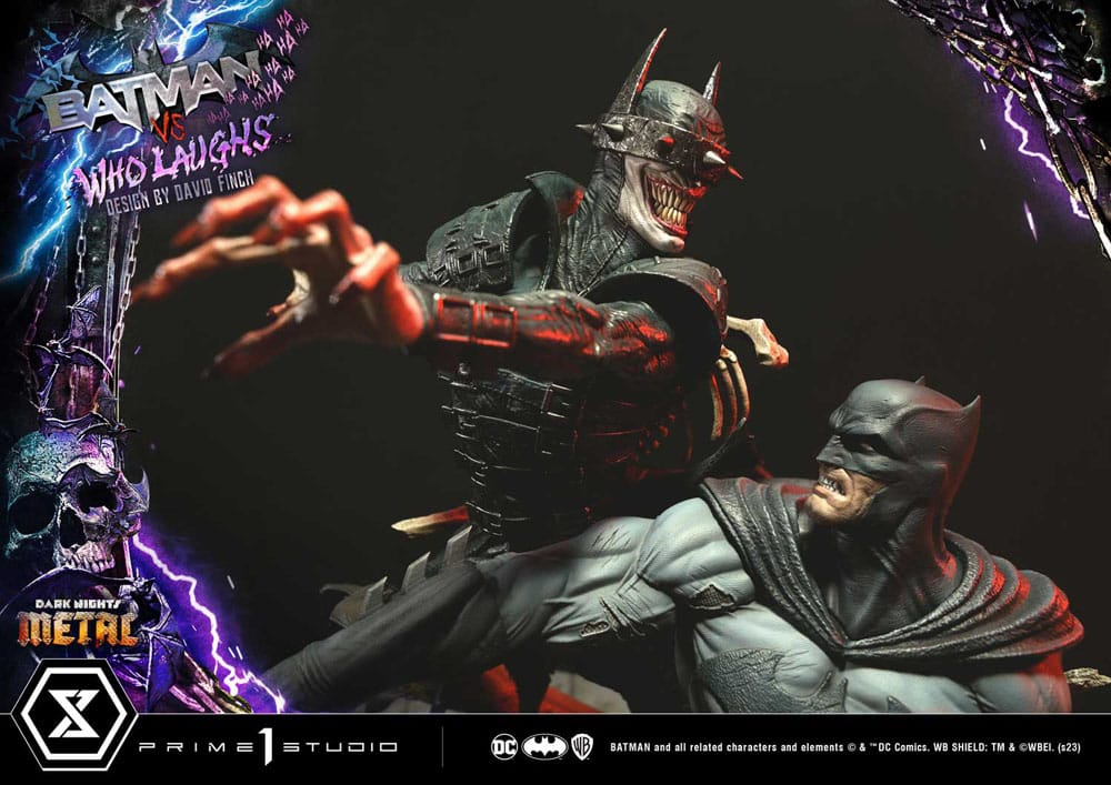 Dark Nights: Metal Ultimate Premium Masterline Series Statue 1/4 Batman VS Batman Who Laughs 67 cm - Preorder - ETA: 19.11.2025
