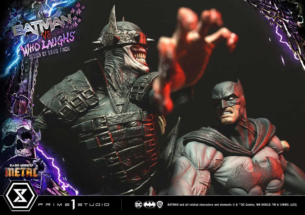 Dark Nights: Metal Ultimate Premium Masterline Series Statue 1/4 Batman VS Batman Who Laughs 67 cm - Preorder - ETA: 19.11.2025