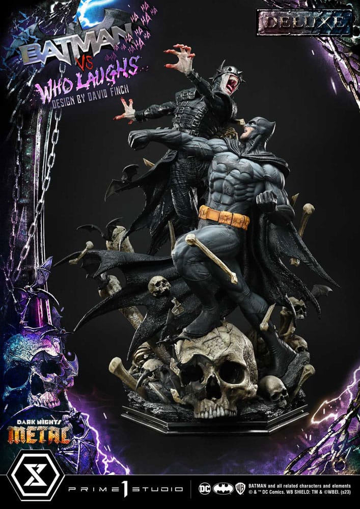Dark Nights: Metal Ultimate Premium Masterline Series Statue 1/4 Batman VS Batman Who Laughs Deluxe Bonus Version 67 cm - Preorder - ETA: 19.11.2025