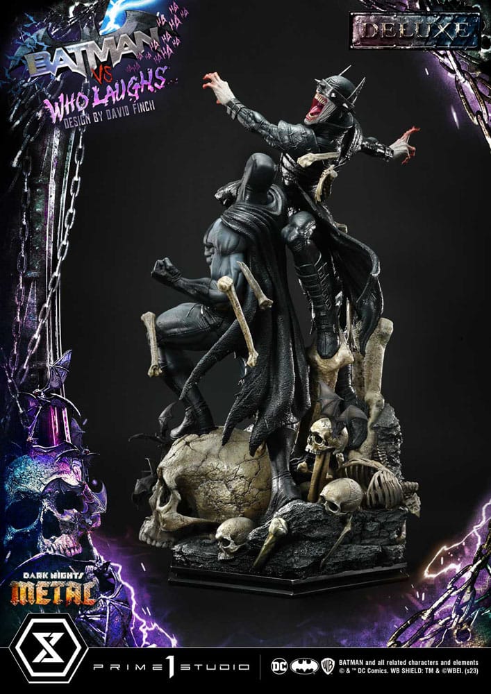 Dark Nights: Metal Ultimate Premium Masterline Series Statue 1/4 Batman VS Batman Who Laughs Deluxe Bonus Version 67 cm - Preorder - ETA: 19.11.2025
