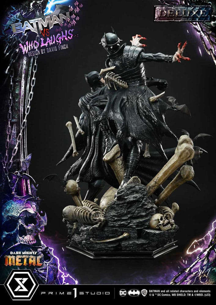 Dark Nights: Metal Ultimate Premium Masterline Series Statue 1/4 Batman VS Batman Who Laughs Deluxe Bonus Version 67 cm - Preorder - ETA: 19.11.2025