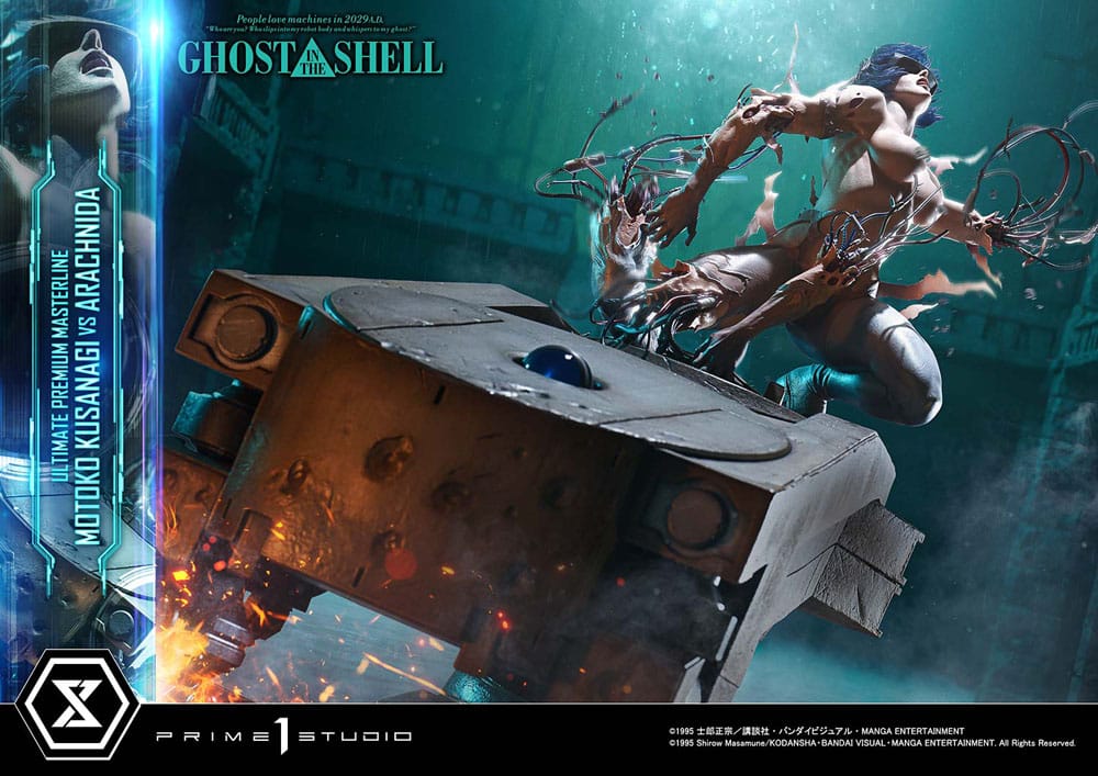 Ghost in the Shell Ultimate Premium Masterline Series Statue 1/4 Motoko Kusanagi vs Arachnida 68 cm - Preorder - ETA: 25.06.2027