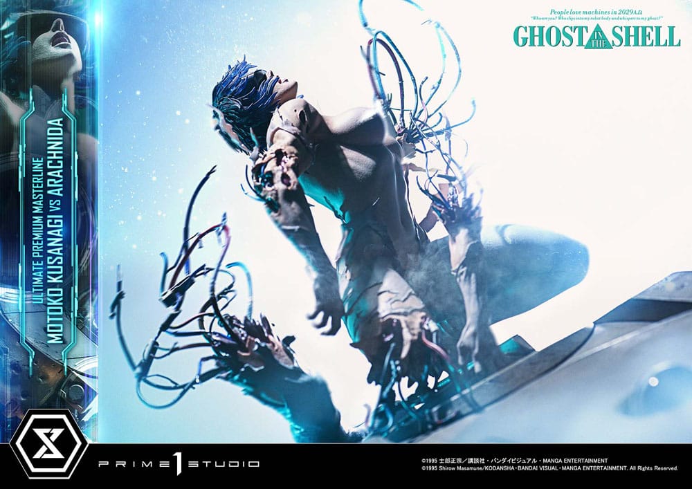Ghost in the Shell Ultimate Premium Masterline Series Statue 1/4 Motoko Kusanagi vs Arachnida 68 cm - Preorder - ETA: 25.06.2027