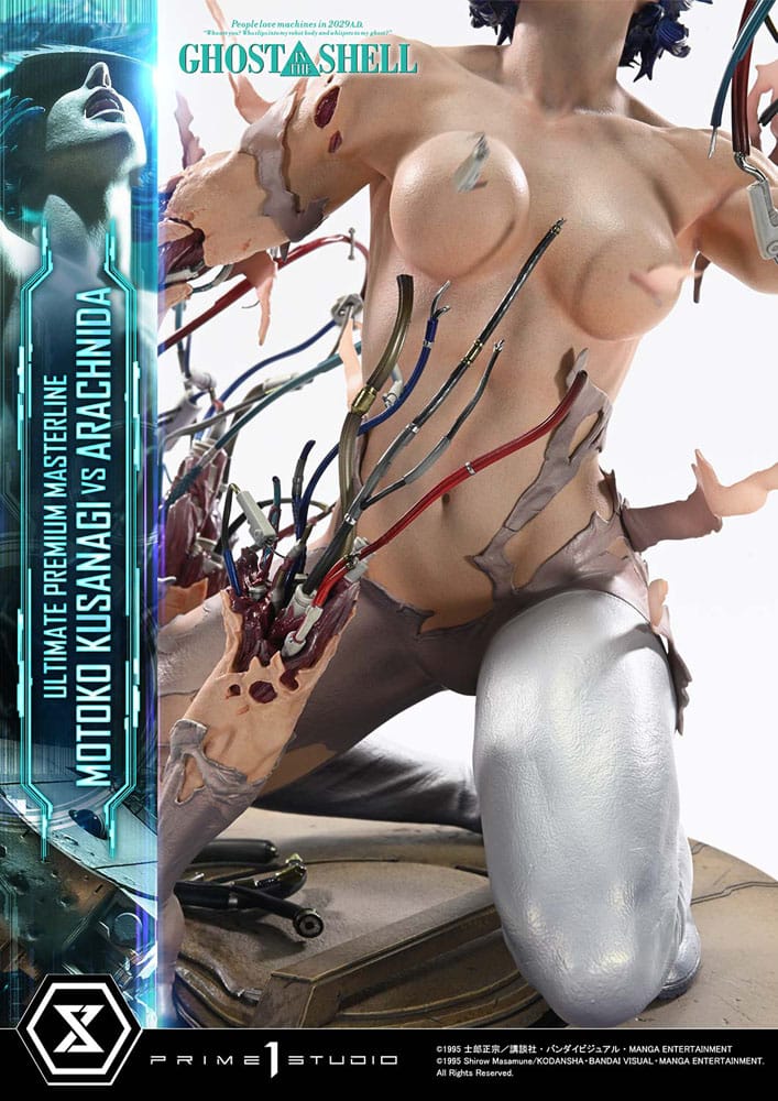 Ghost in the Shell Ultimate Premium Masterline Series Statue 1/4 Motoko Kusanagi vs Arachnida 68 cm - Preorder - ETA: 25.06.2027