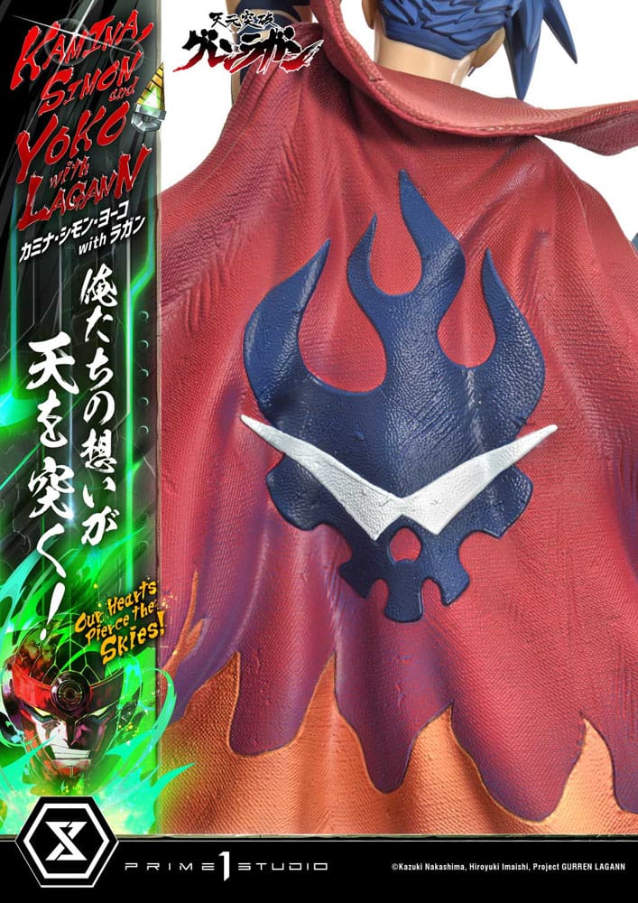 Gurren Lagann Ultimate Premium Masterline Series Statue 1/4 Kamina, Simon & Yoko with Lagann Deluxe Bonus Version 97 cm - Preorder - ETA: 20.01.2026