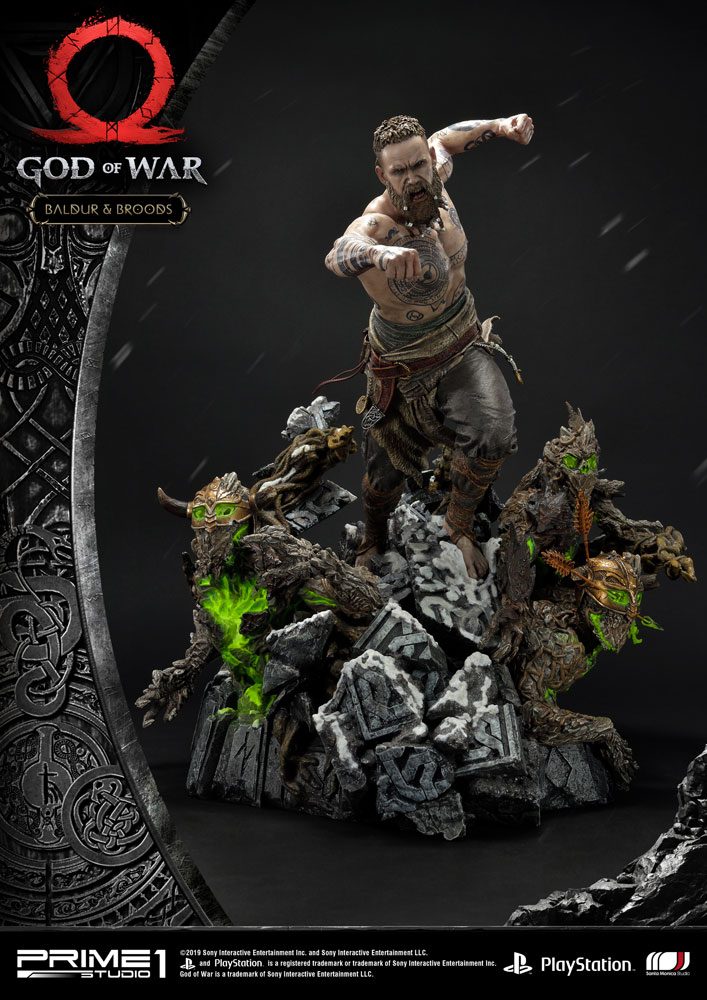 God of War (2018) Statue Baldur & Broods 62 cm - Preorder - ETA: 20.12.2025