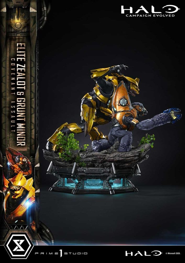 Halo: Campaign Evolved Ultimate Premium Masterline Series Statue 1/4 Elite Zealot & Grunt Minor: Covenant Assault 81 cm - Preorder - ETA: 25.07.2028