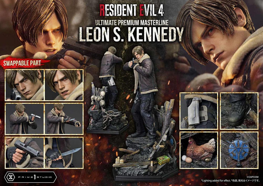 Resident Evil 4 Ultimate Premium Masterline Series Statue 1/4 Leon S. Kennedy 64 cm - Preorder - ETA: 25.10.2026