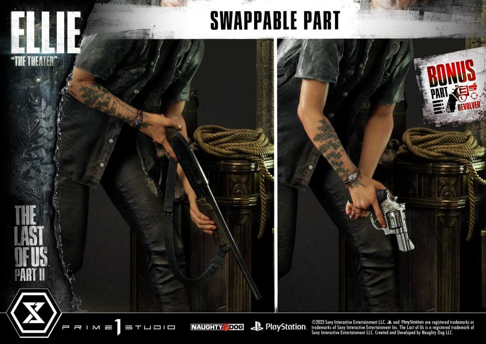The Last of Us Part II Ultimate Premium Masterline Series Statue 1/4 Ellie "The Theater" Bonus Version 58 cm - Versand: 5-7 Tage nach Bestellung