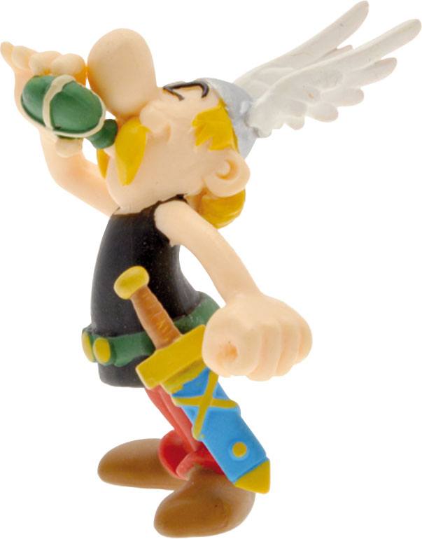 Asterix Figur Asterix mit Zaubertrank 6 cm - Versand: 7 Tage nach Bestellung