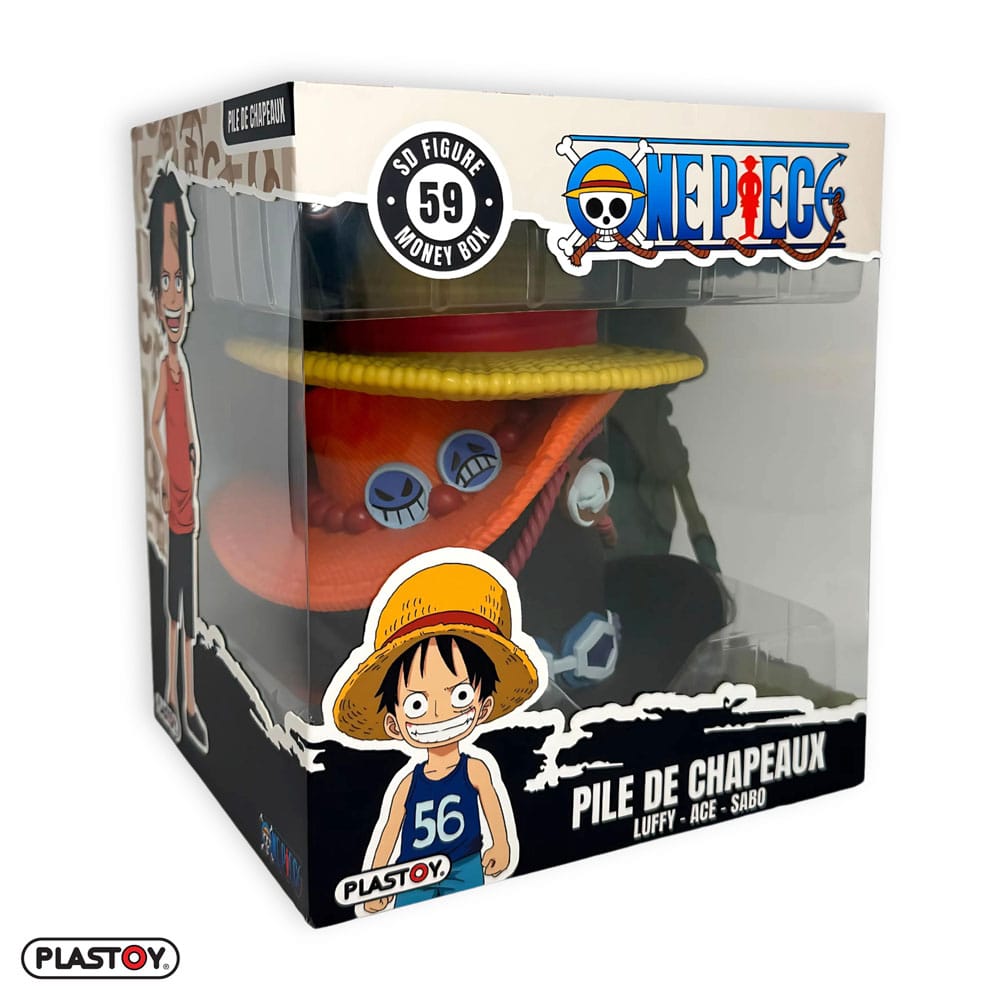 One Piece Spardose Stack of Hats - Versand: 5-7 Tage nach Bestellung
