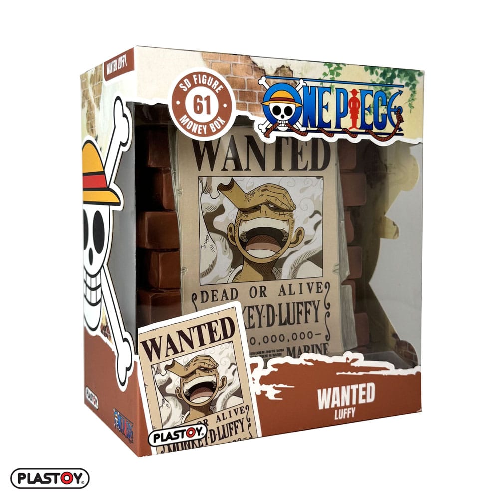 One Piece Spardose Luffy Wanted - Versand: 5-7 Tage nach Bestellung