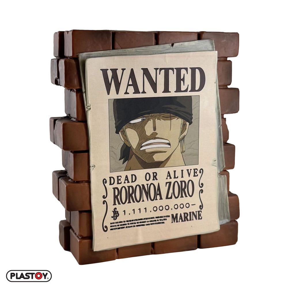 One Piece Spardose Zoro Wanted - Versand: 5-7 Tage nach Bestellung