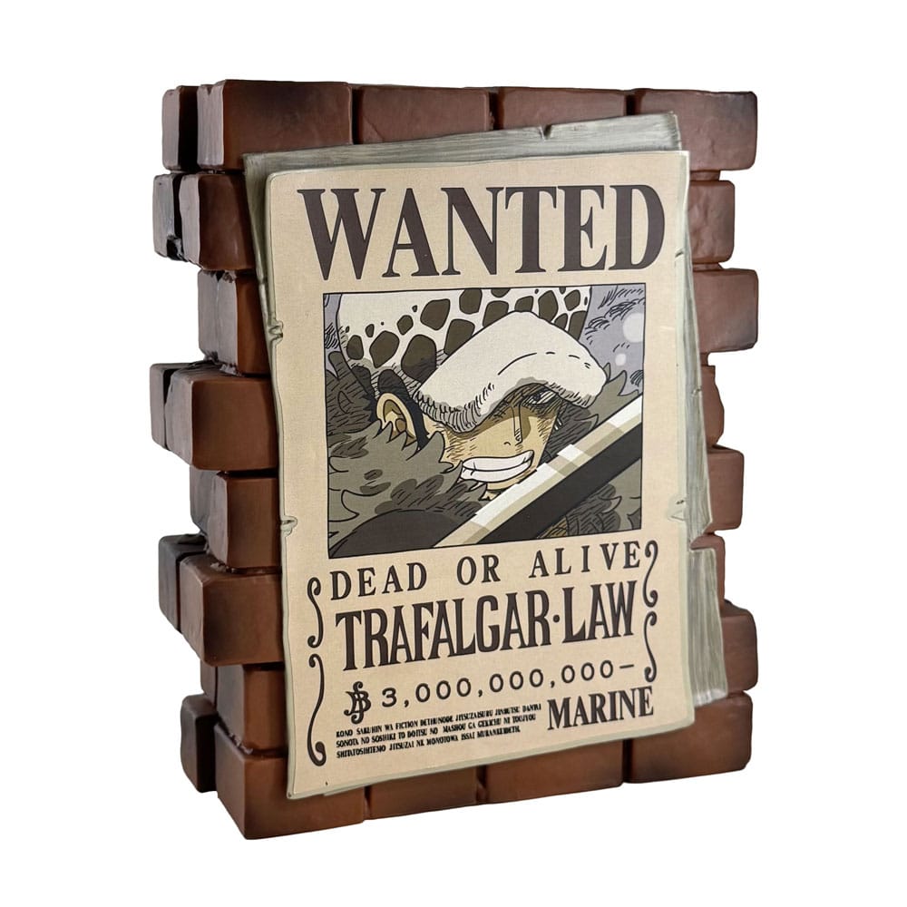 One Piece Spardose Law Wanted - Versand: 5-7 Tage nach Bestellung