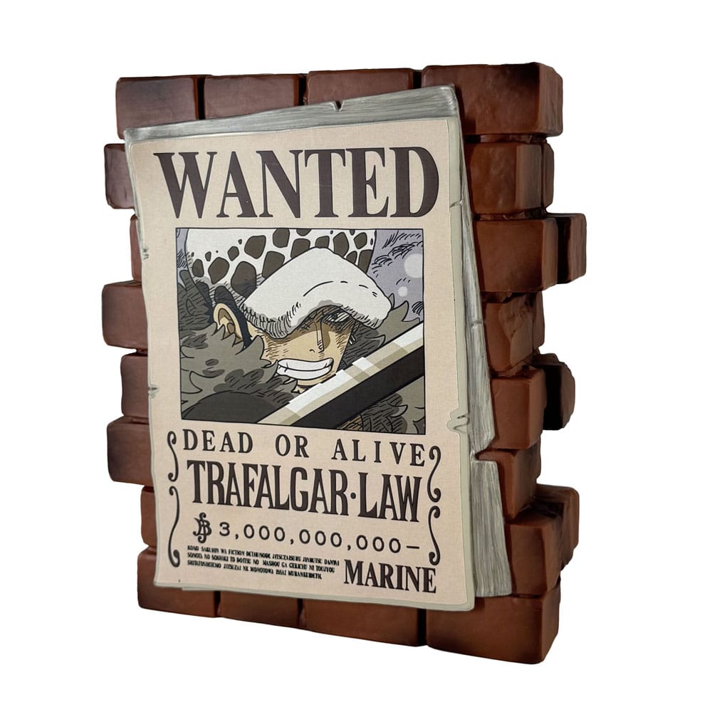 One Piece Spardose Law Wanted - Versand: 5-7 Tage nach Bestellung
