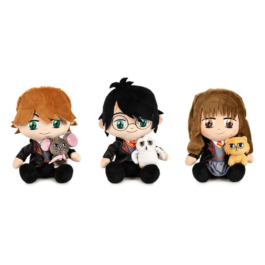 Harry Potter Plüschfiguren Set Sitting with Animals 25 cm Sortiment (12) - Versand: 5-7 Tage nach Bestellung