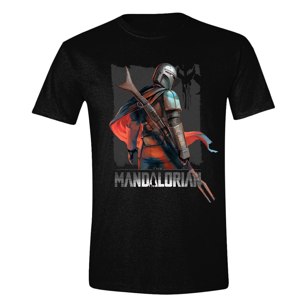 Star Wars The Mandalorian T-Shirt Mando Pose Größe M - Versand: 7 Tage nach Bestellung