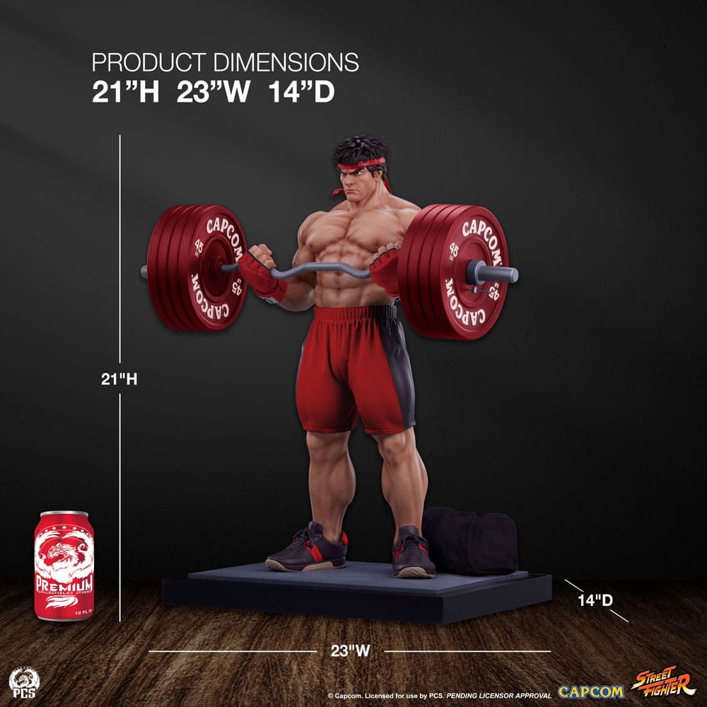 Street Fighter Premier Series Statue 1/4 Ryu: Powerlifting 53 cm - Preorder - ETA: 15.08.2026