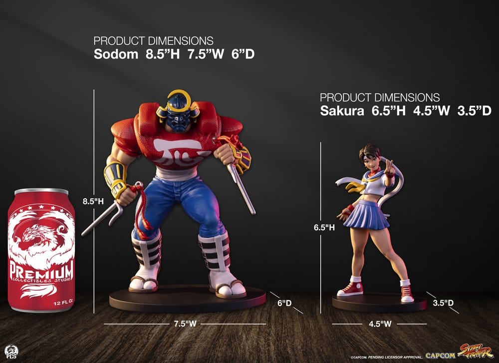 Street Fighter Street Jam Statuen 1/10 Sakura & Sodom 22 cm - Preorder - ETA: 25.05.2027