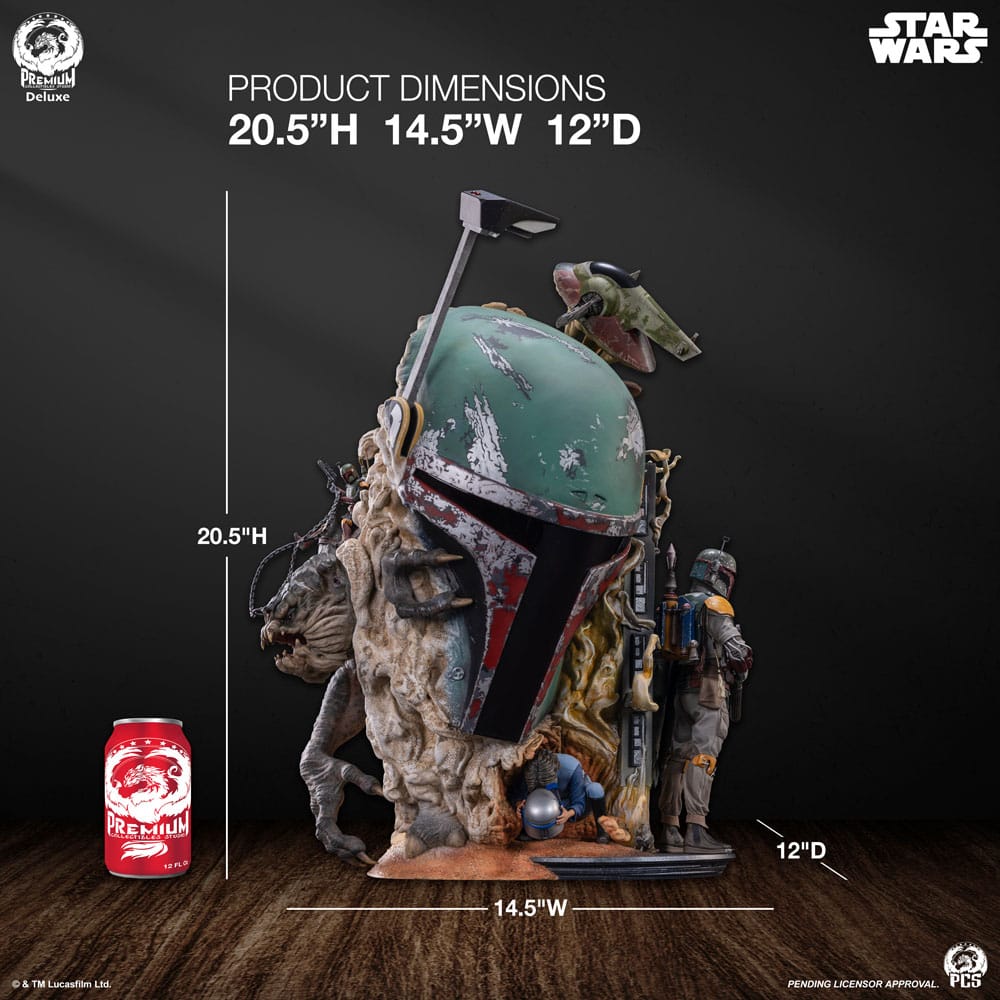 Star Wars Das Imperium schlägt zurück Fine Art Büste Boba Fett Deluxe Edition 50 cm - Preorder - ETA: 25.11.2026