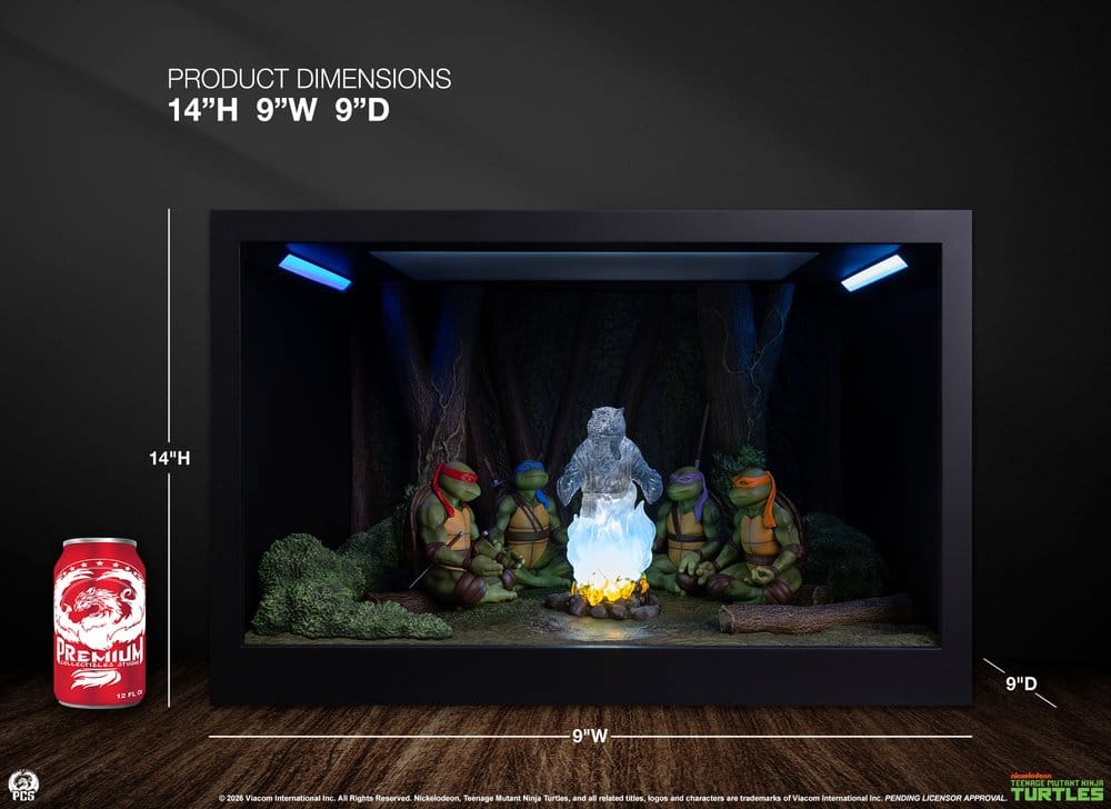 Teenage Mutant Ninja Turtles (Movie Moments) Mini Scale Diorama Splinter's Spirit 36 cm - Preorder - ETA: 28.12.2027