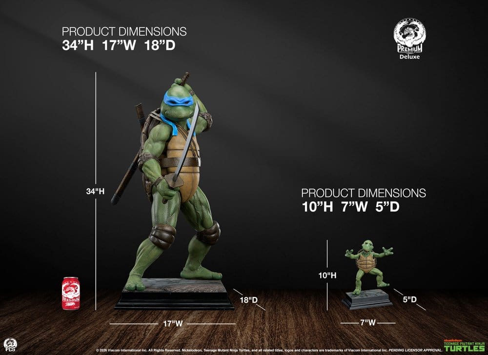 Teenage Mutant Ninja Turtles Statue 1/2 Leonardo Deluxe Edition 86 cm - Preorder - ETA: 25.02.2027