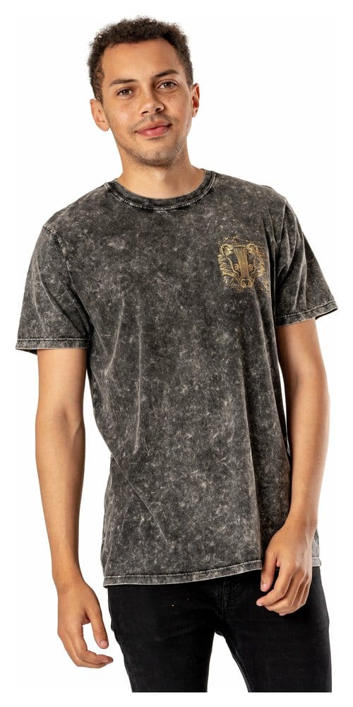 Harry Potter T-Shirt Hufflepuff Acid Wash Größe XXL - Versand: 7 Tage nach Bestellung
