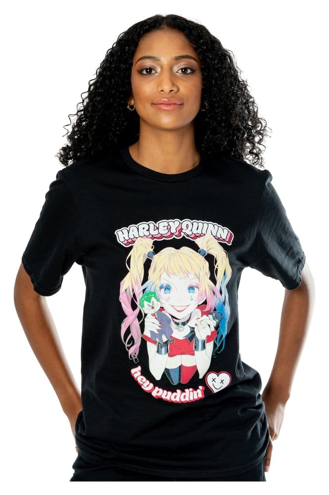 DC T-Shirt Harley Quinn Anime Puddin' Größe XXL - Versand: 7 Tage nach Bestellung
