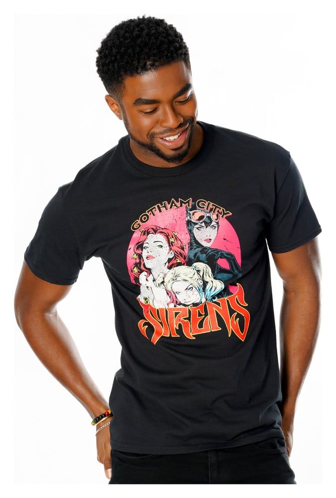 Gotham City Sirens T-Shirt Vintage Poster Größe M - Versand: 7 Tage nach Bestellung