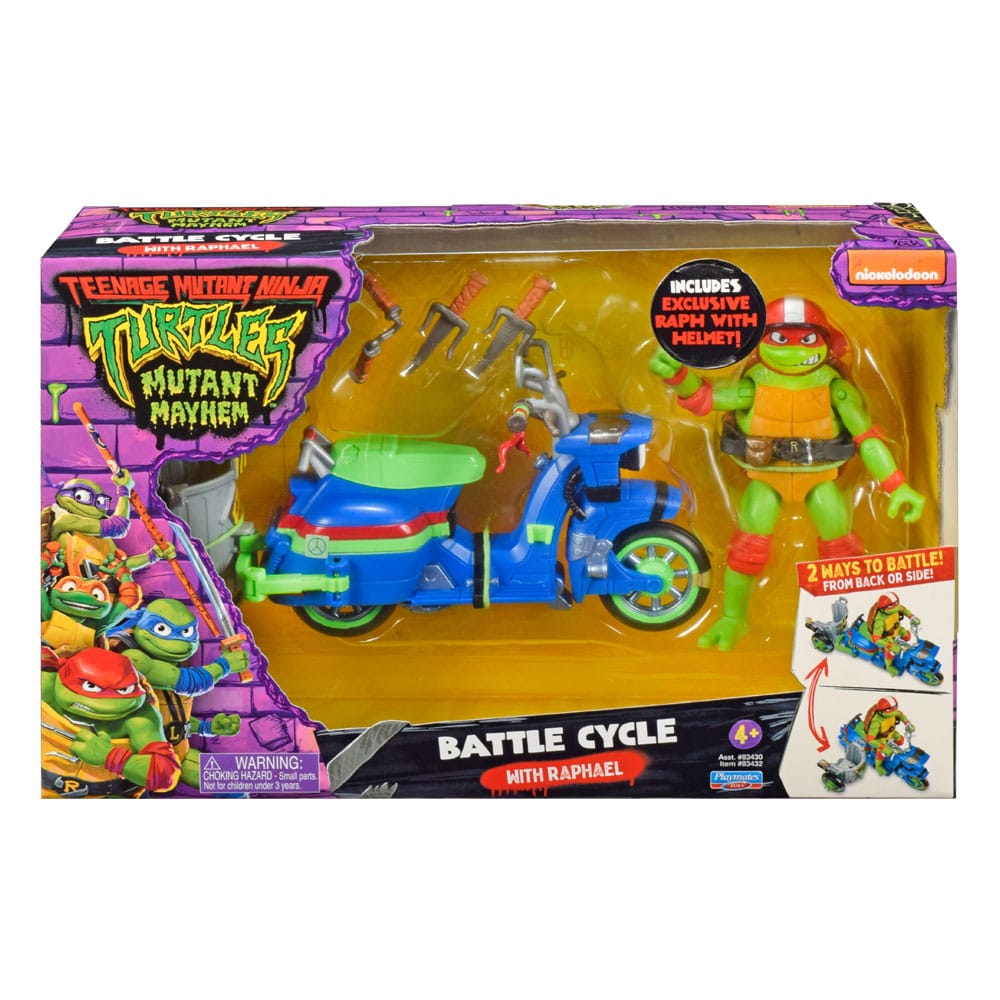 Teenage Mutant Ninja Turtles: Mutant Mayhem Fahrzeuge mit Figuren 30 cm Sortiment (4) - Versand: 5-7 Tage nach Bestellung